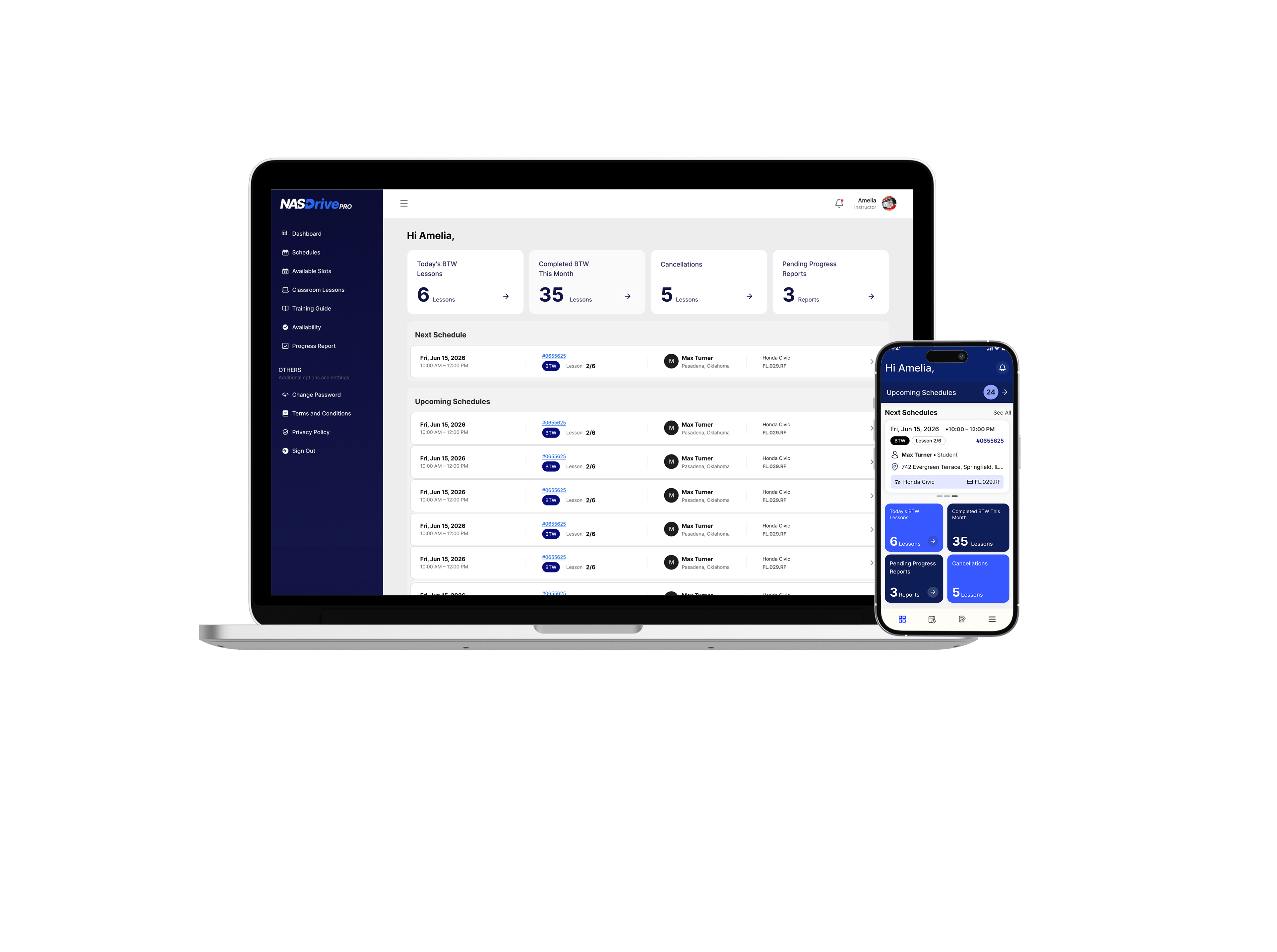 DrivingSoftware instructor app